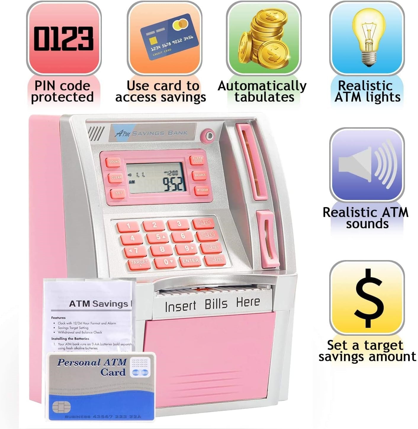 Mini Toy ATM Savings Bank