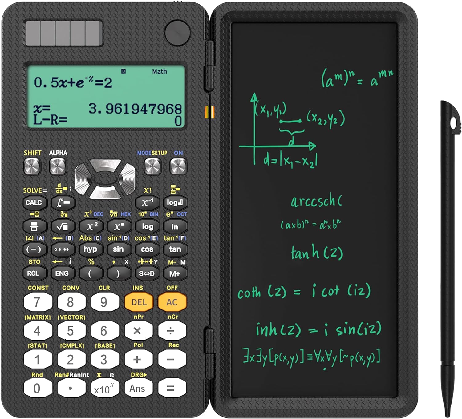 Scientific Calculator with LCD Writing Tablet