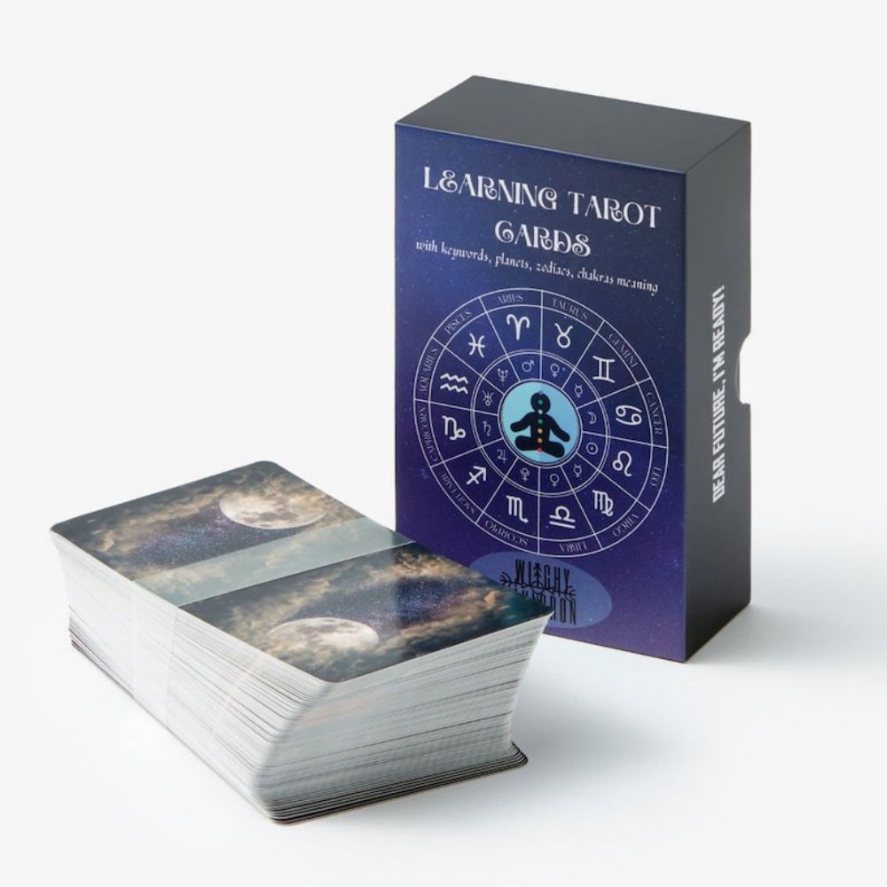 Tarot cards with meaning on it