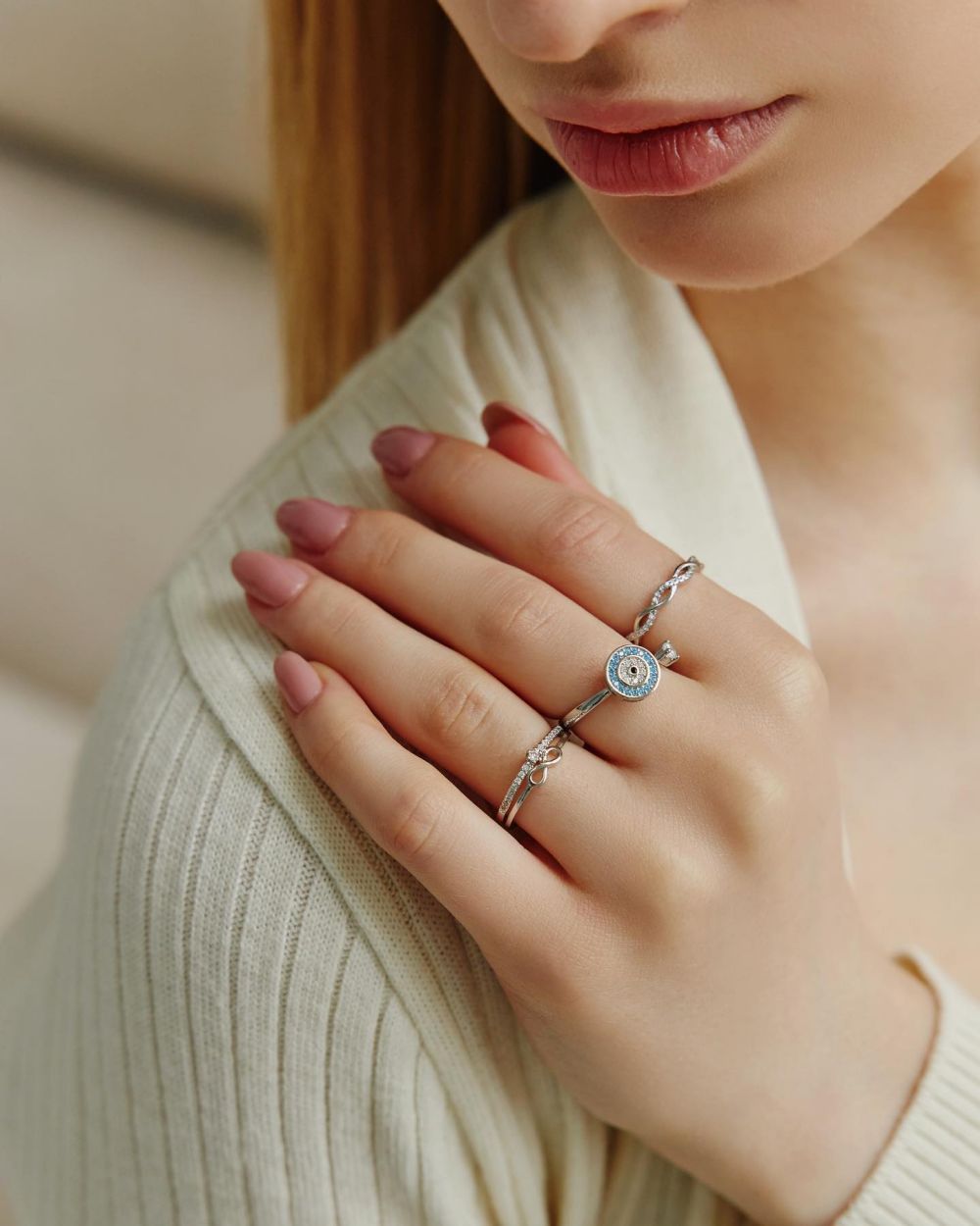 TO MY BELOVED - Open Adjustable Spinning Calming Ring