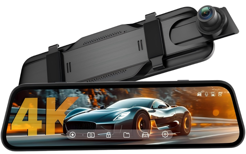 OUTLETLET Streaming Mirror front and rear camera system