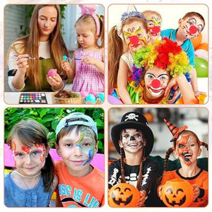 Face Painting Kit - 20 Colors Water Based Non Toxic Face Paint