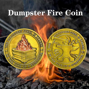 Dumpster Challenge Fire Coin