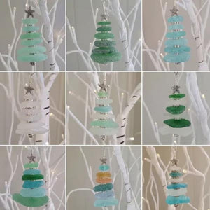 Sea Glass Christmas Tree Ornament