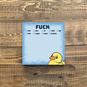 Funny Sassy Duck Sticky Notes