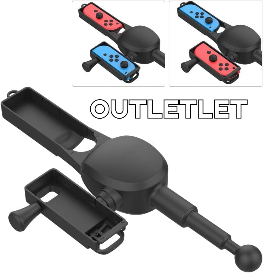 Fishing Rod Hand Grip for Nintendo Switch