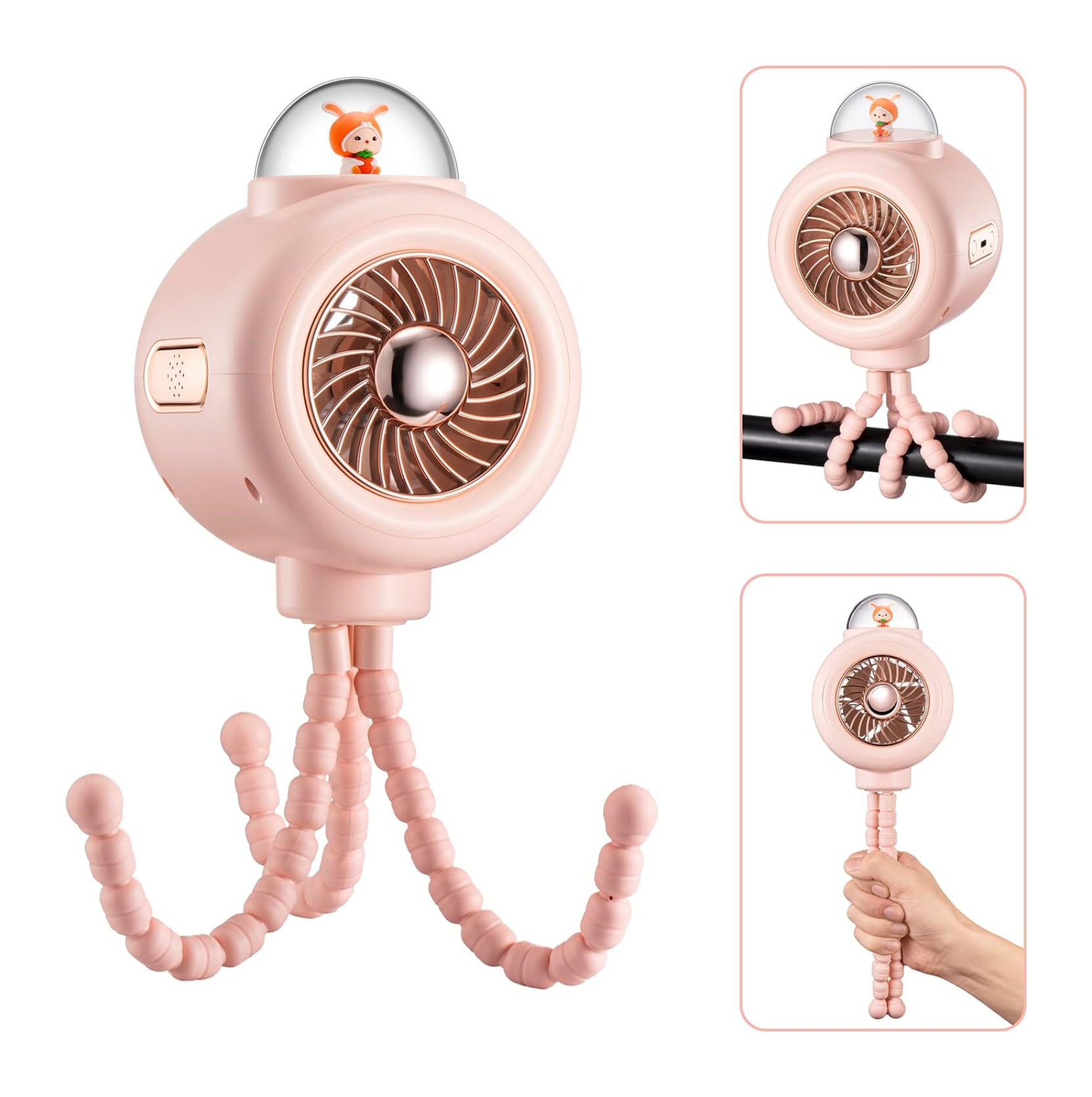 Upgraded Portable Stroller Fan
