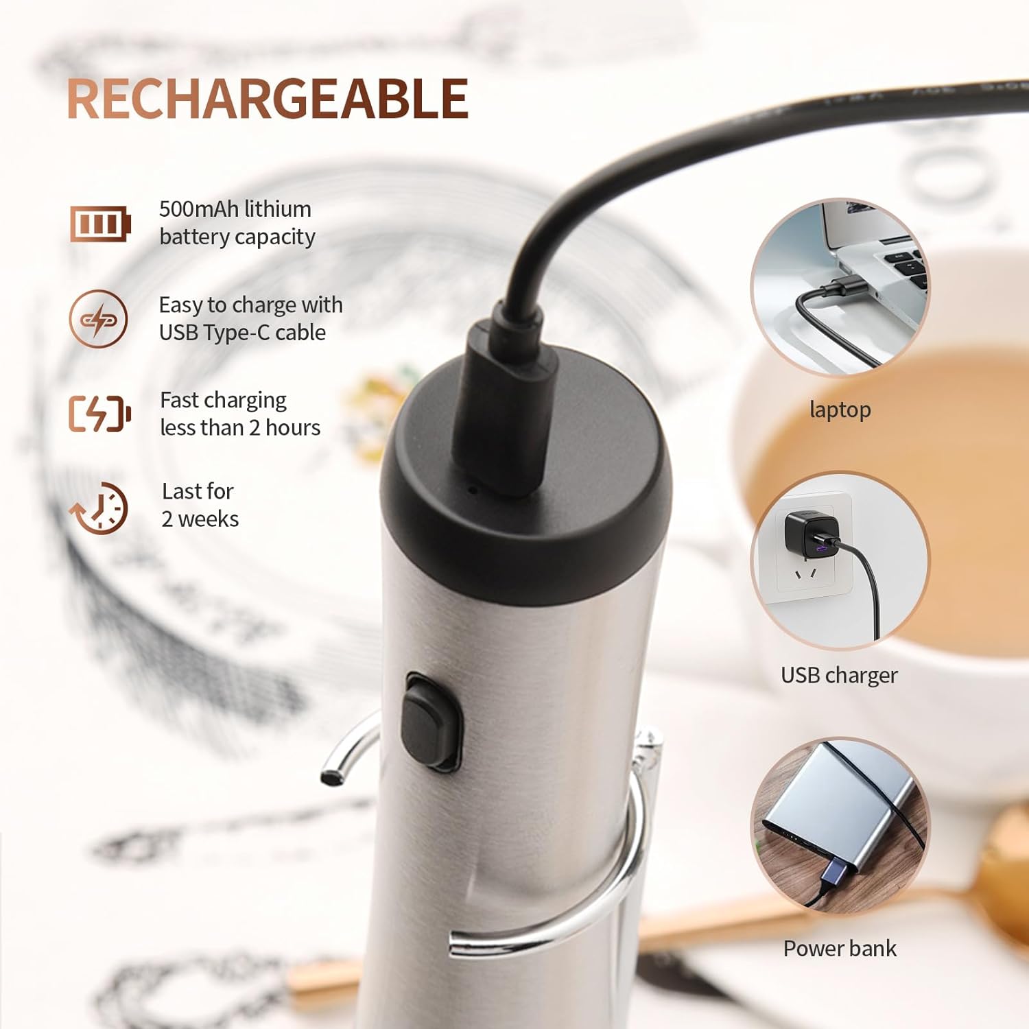 High-quality Electric Milk Frother