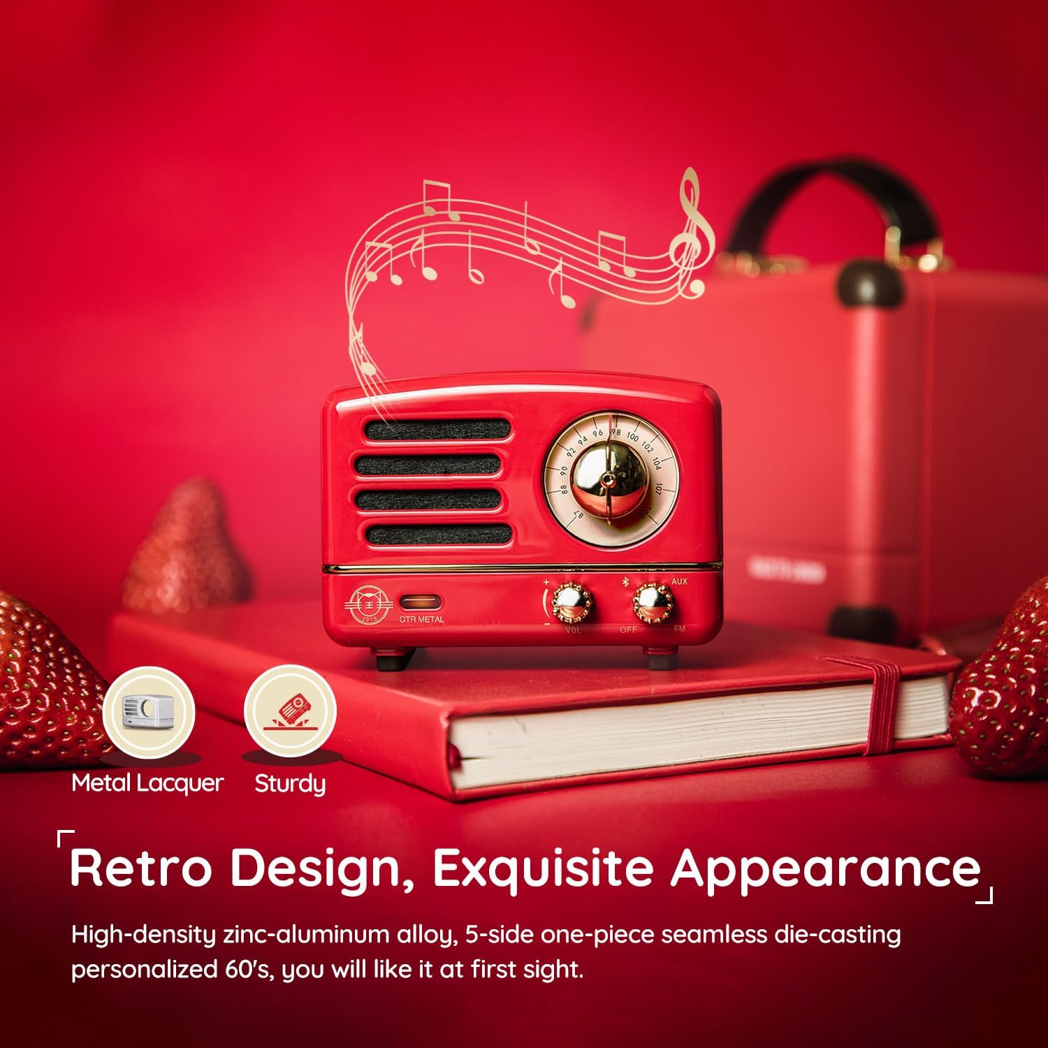 OTR Metal Retro Bluetooth Speaker