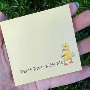 Funny Sassy Duck Sticky Notes