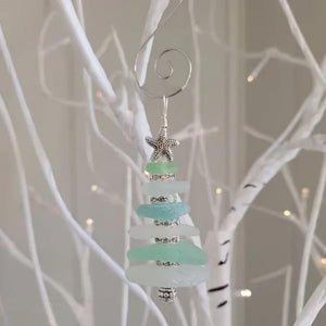 Sea Glass Christmas Tree Ornament