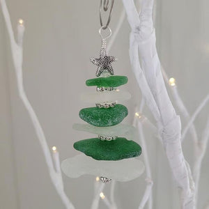 Sea Glass Christmas Tree Ornament