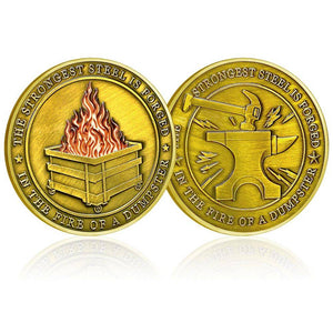 Dumpster Challenge Fire Coin