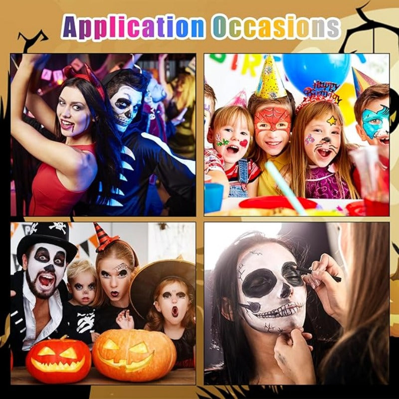 Face Painting Kit - 20 Colors Water Based Non Toxic Face Paint
