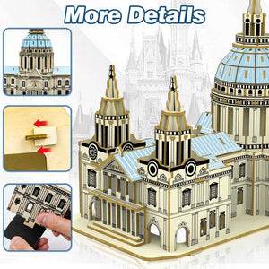 Wooden Building Model Kits