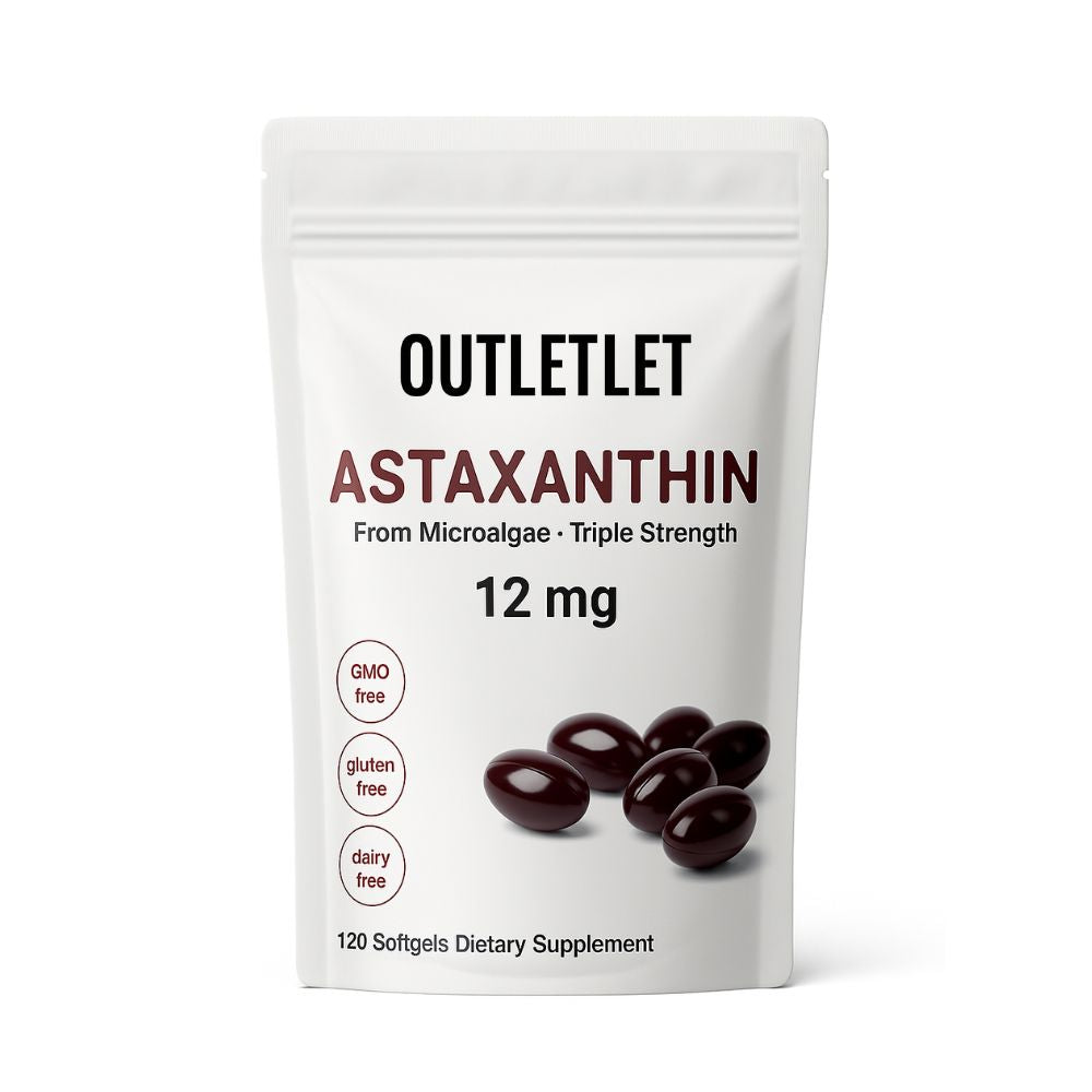 Astaxanthin 12mg | Advanced Anti-Aging & Inflammation Support